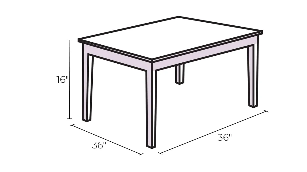 Devyn Wicker Coffee Table Dimensions
