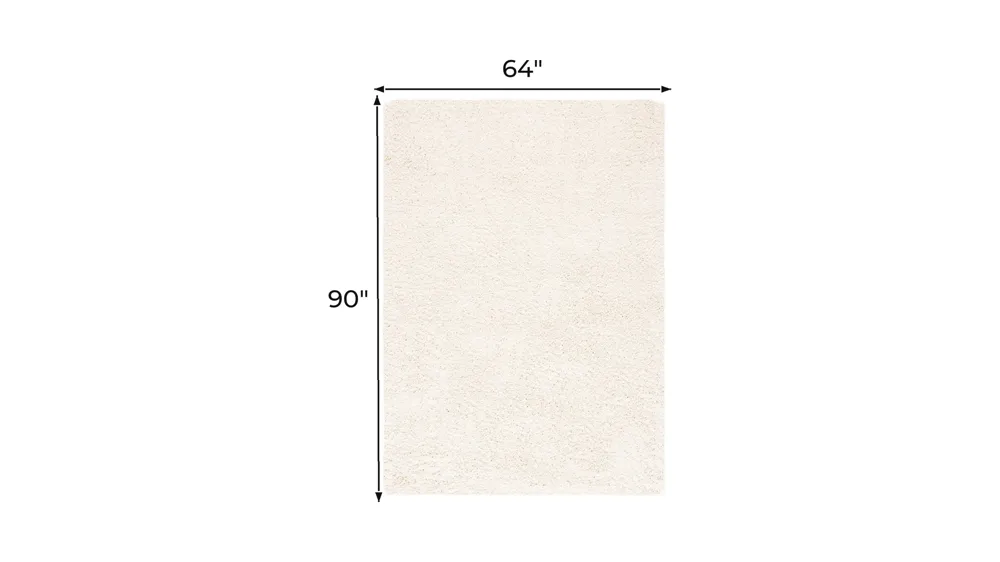 California Shag Area Rug Dimensions