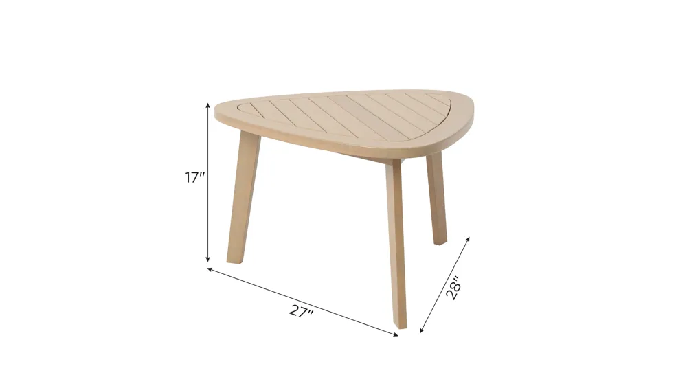 Radius Patio End Table Dimensions