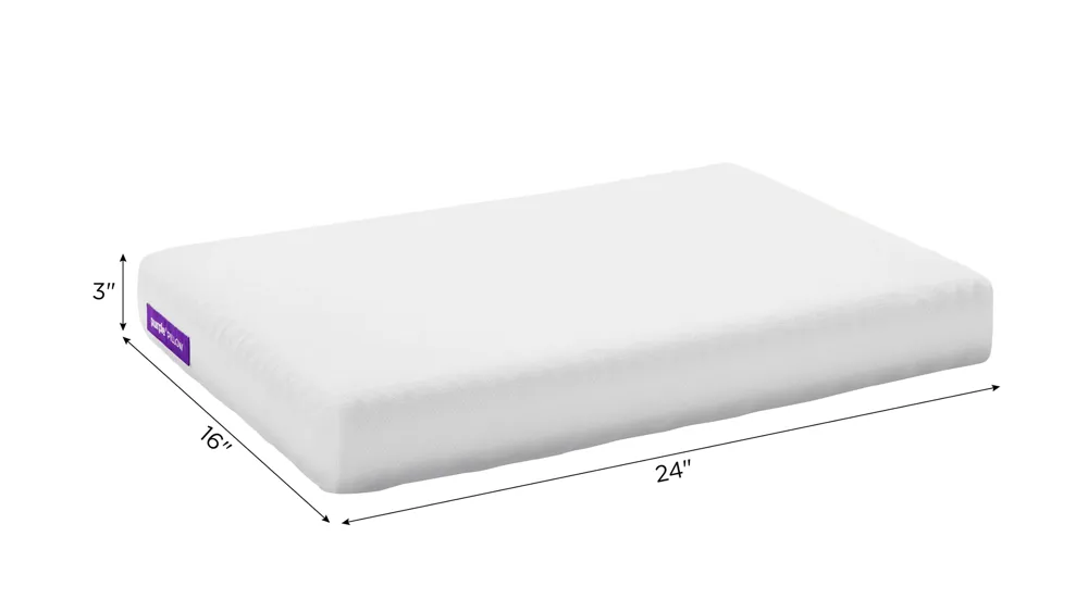 The Purple Pillow with Boosters Dimensions