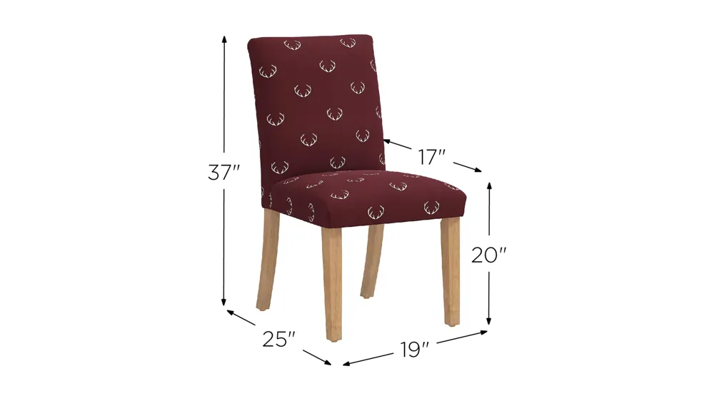 Merry Upholstered Dining Chair Dimensions