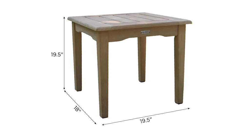Sahara Outdoor Accent Table Dimensions