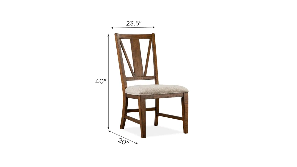 Ivy Ridge Side Chair- Set of 2 Dimensions