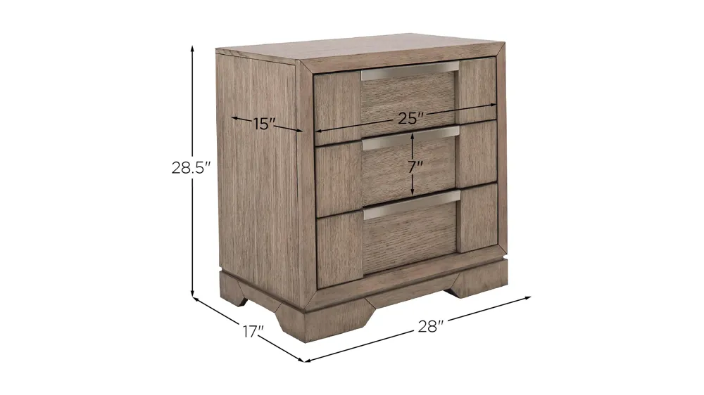 Lorelai Nightstand Dimensions
