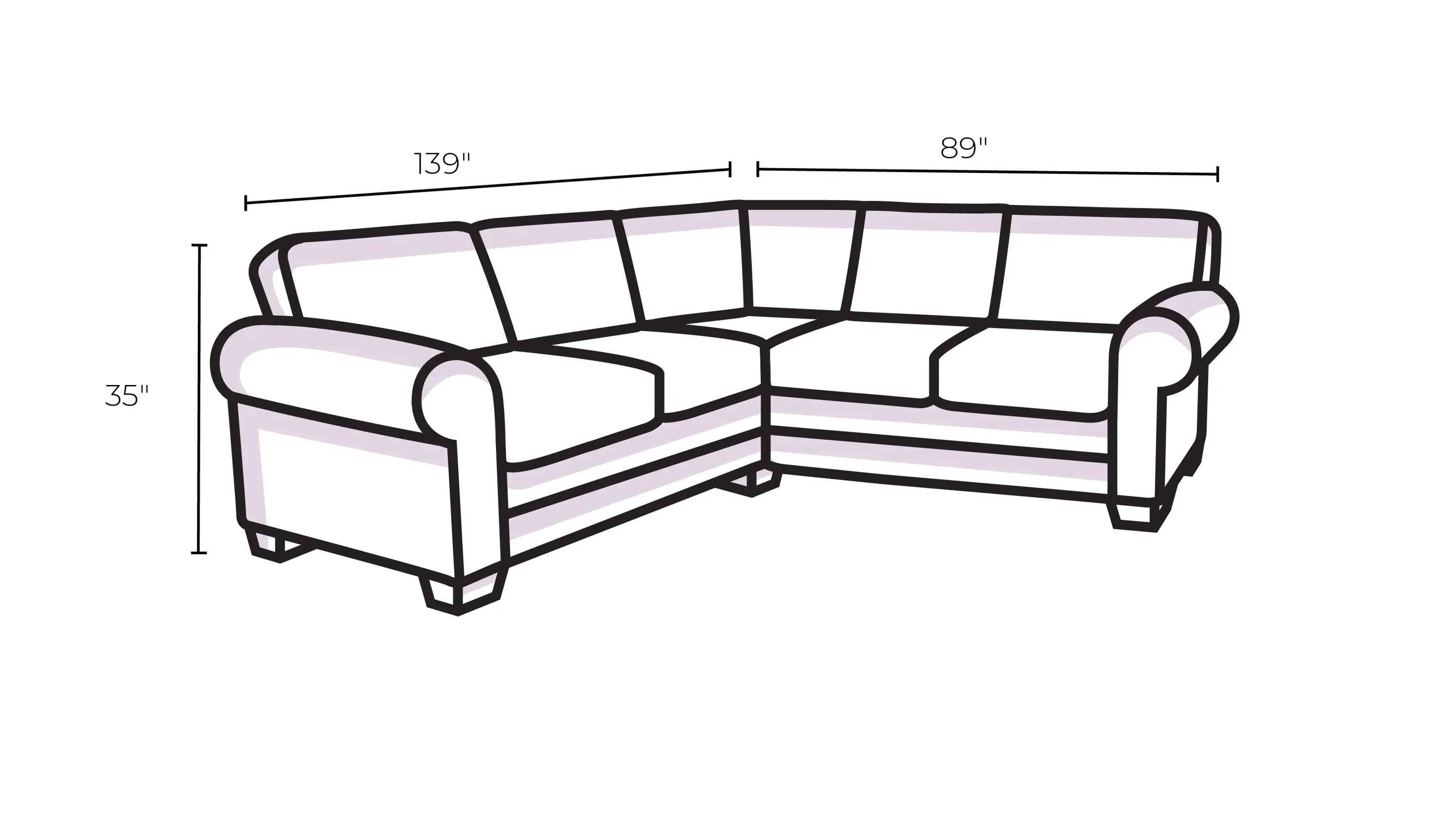 Edenfield 3-pc. Sectional with Chaise