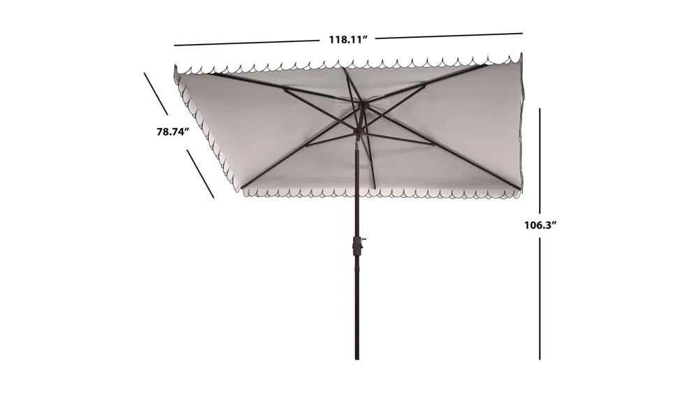 Chandler Outdoor Umbrella Dimensions