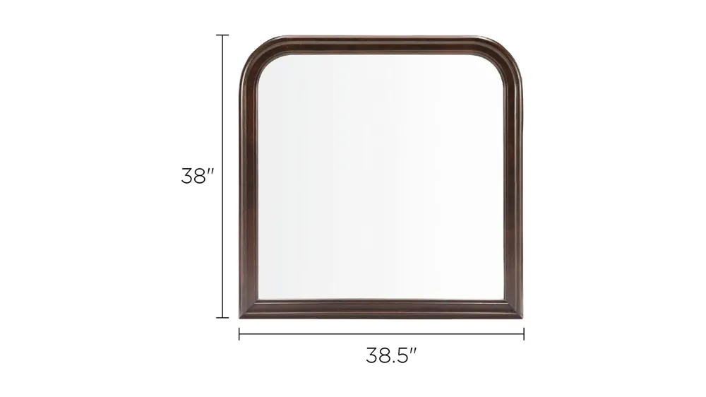 Charleston Bedroom Dresser Mirror Dimensions
