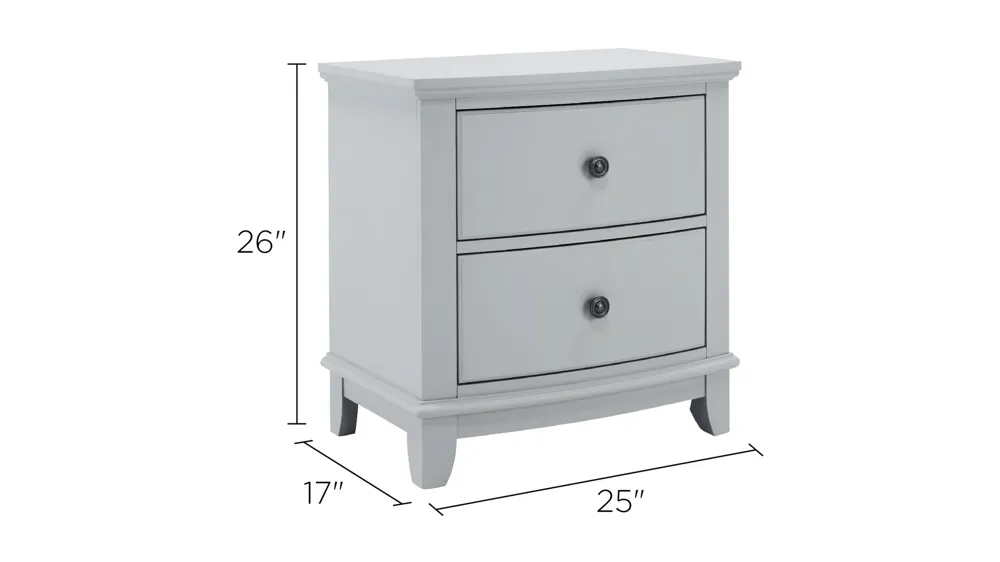 Kylie Youth Nightstand Dimensions