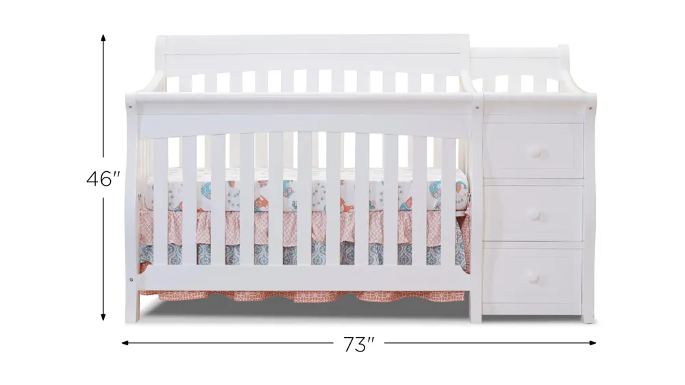 Princeton Elite Crib & Changer Dimensions