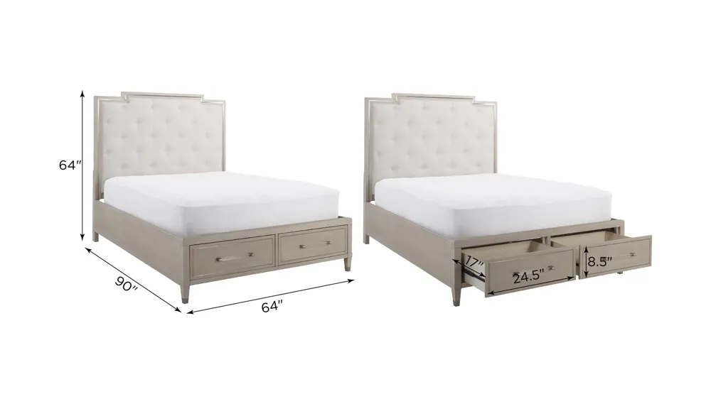 Francesca Storage Bed Dimensions