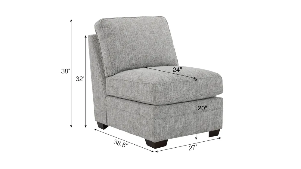 Fairhaven Armless Chair Dimensions