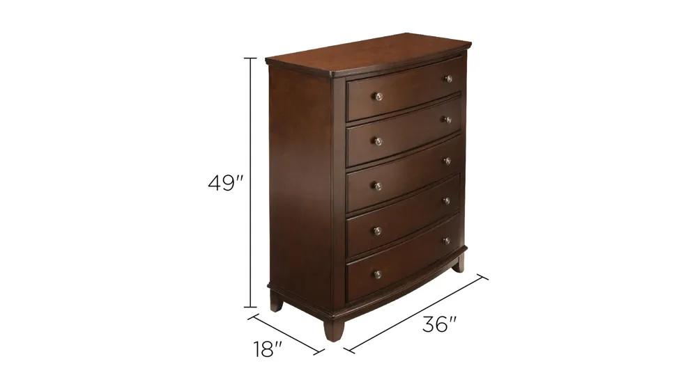Kylie Youth Bedroom Chest Dimensions