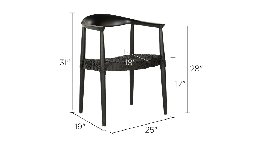 Posh Arm Chair Dimensions