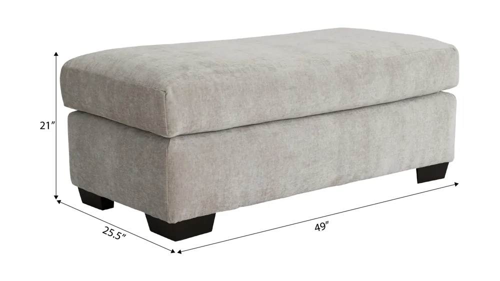 Oliver Small Ottoman Dimensions