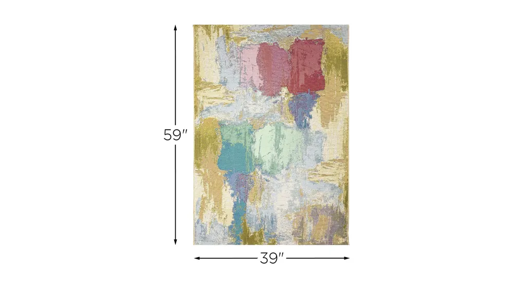 Marina Watercolor Indoor/Outdoor Rug Dimensions