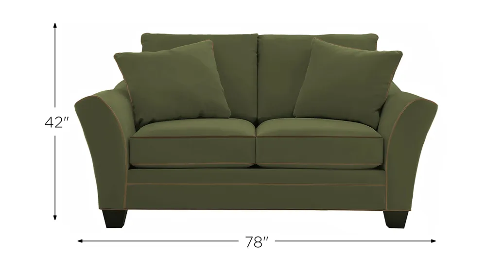 Briarwood Loveseat Dimensions