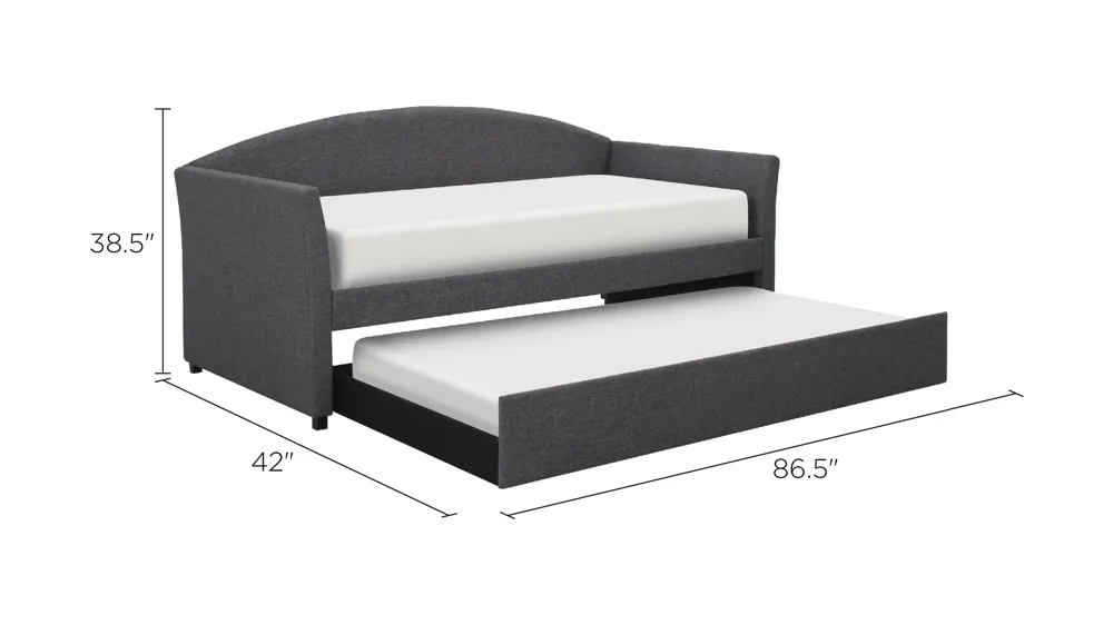 Ferrier Daybed with Trundle Dimensions