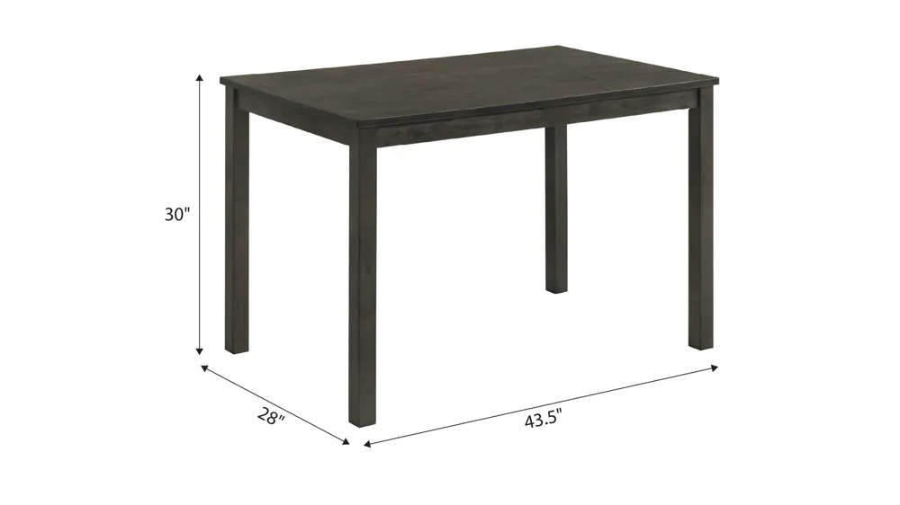 Melshire Dining Table Dimensions