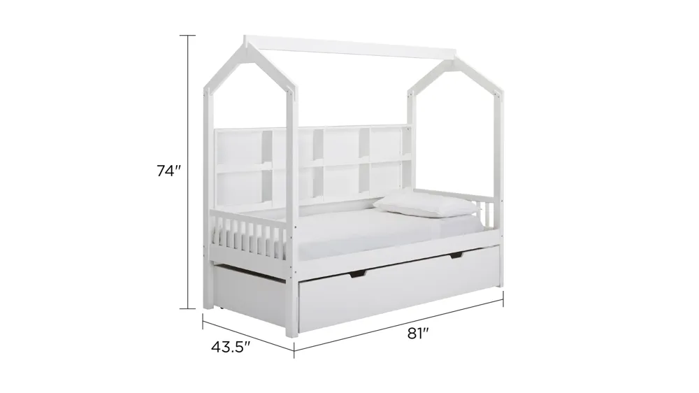 Skylar Treehouse Bed w/ Trundle Dimensions