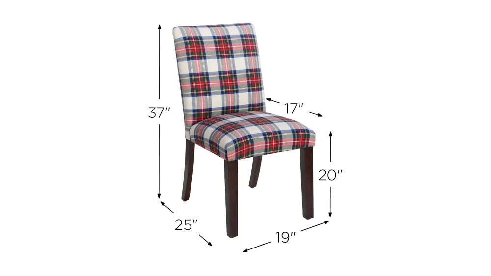 Dana Upholstered Dining Chair Dimensions