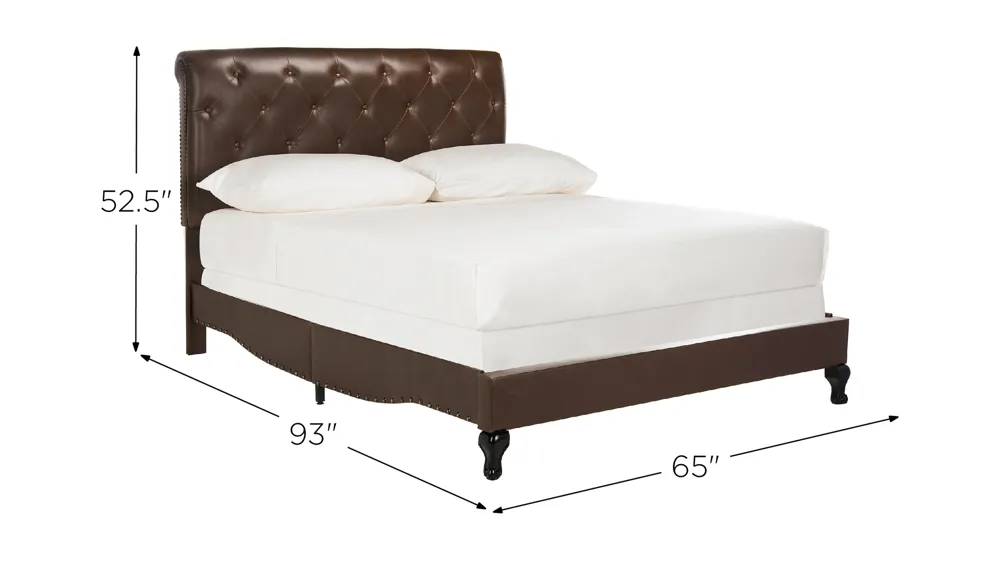 Hathaway Upholstered Bed Dimensions