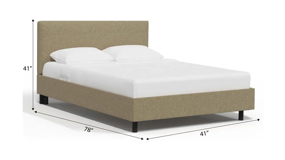 Valerie Platform Bed Dimensions