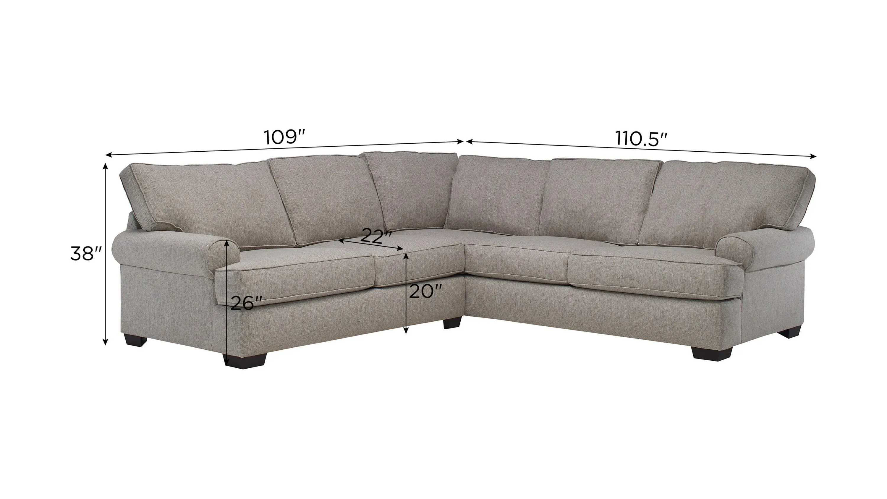 Suzanne 2-pc. Sectional | Raymour & Flanigan