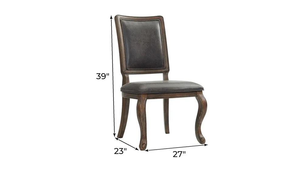 Hayward Dining Side Chair - Set of 2 Dimensions