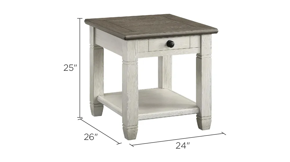 Lark End Table Dimensions