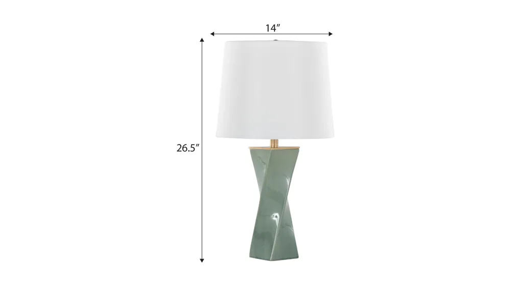 Curvo Table Lamp - Set of 2 Dimensions