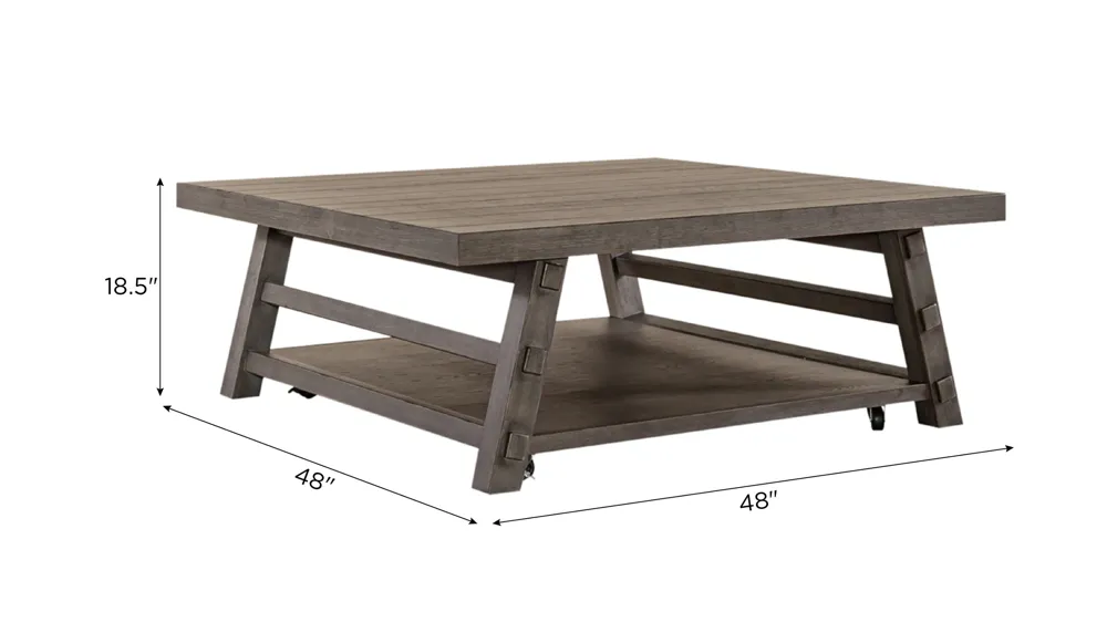 Marguerite Oversized Cocktail Table Dimensions
