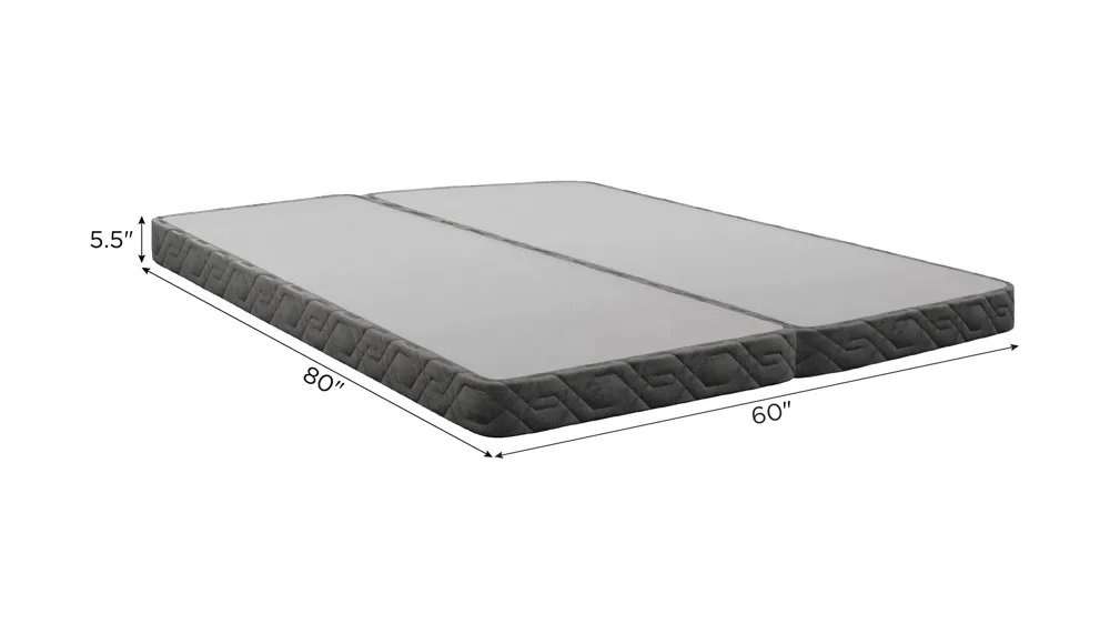 Beautyrest Black 5.5" Low Profile Foundation-Split California King Set Dimensions