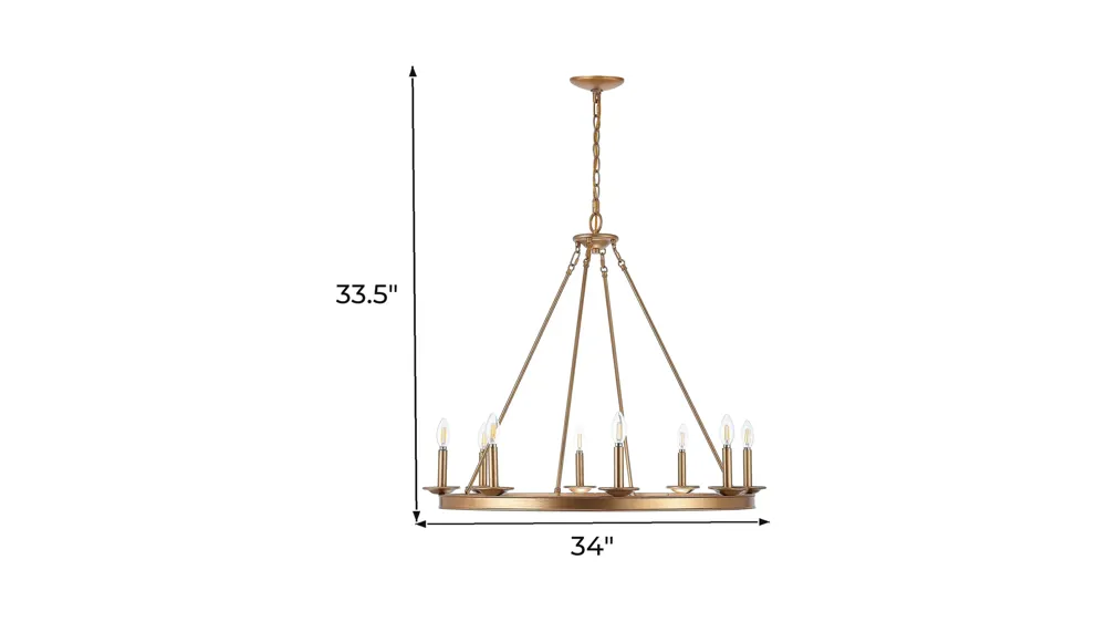 Orlen Chandelier Dimensions