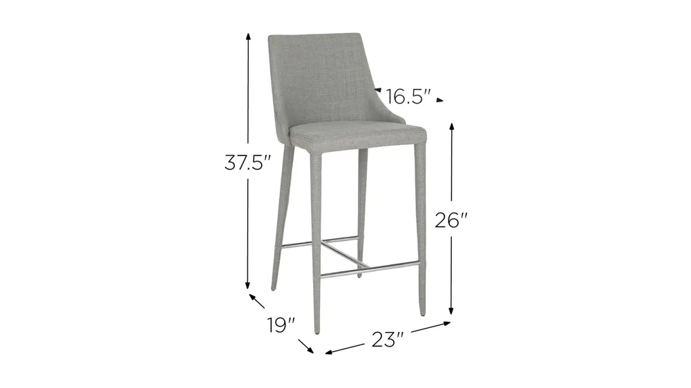 Adele Counter Stool - Set of 2 Dimensions