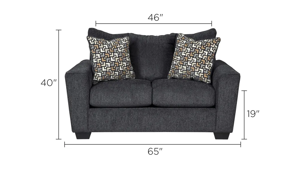 Benton Loveseat Dimensions