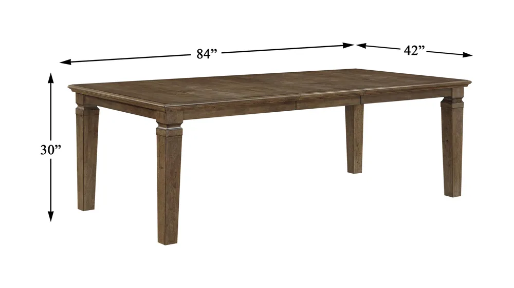 Falls Dining Table Dimensions