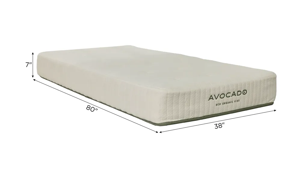 Avocado Eco Kids Mattress Standard Firm Dimensions