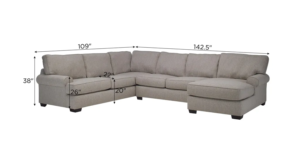 Suzanne 3-pc. Sectional | Raymour & Flanigan