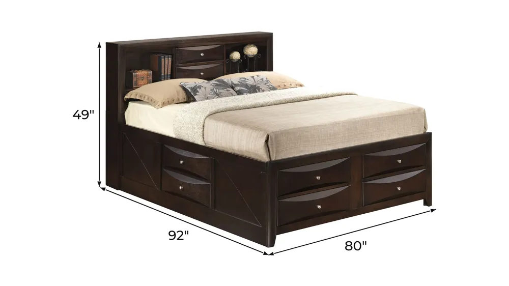 Marilla Captain's Bed Dimensions