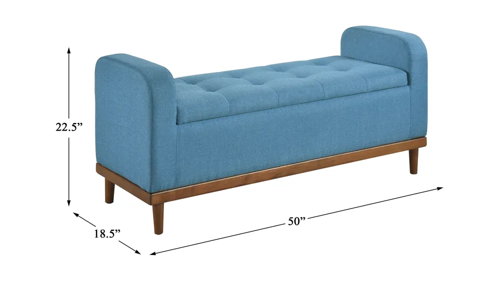 Calix Lift Top Storage Bench Dimensions