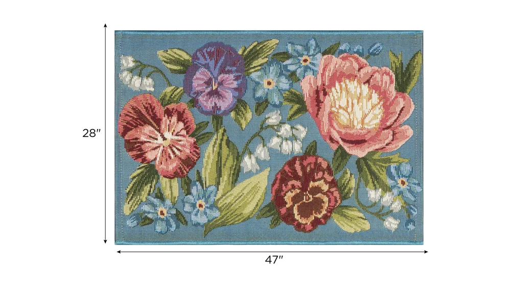 Esencia Secret Garden Indoor/Outdoor Mat Dimensions