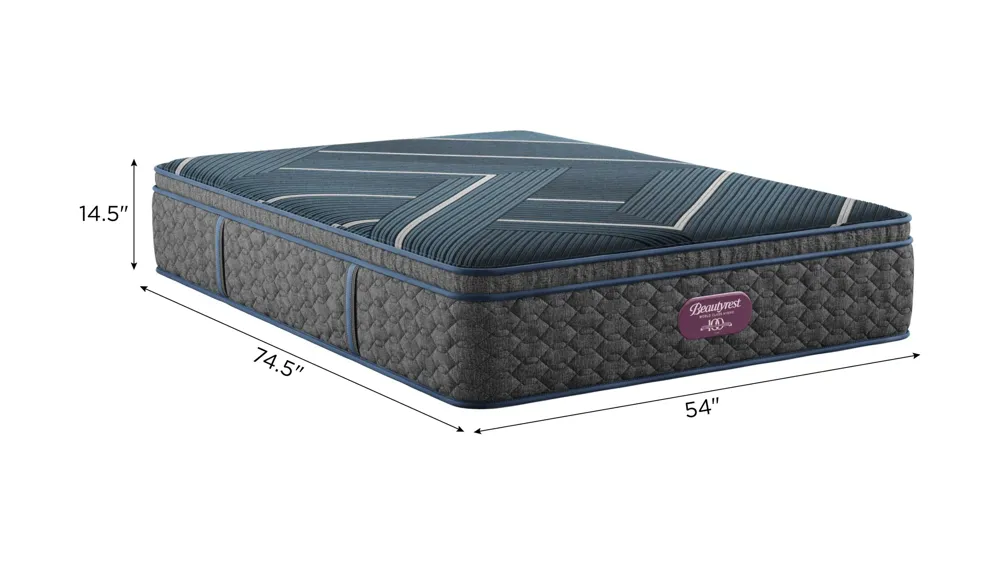 Beautyrest World Class Level Four Medium Hybrid Apex Top Mattress Dimensions