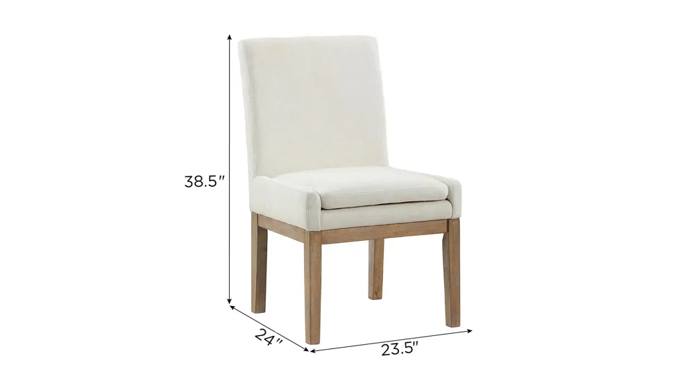 Aubrey Upholstered Side Chair - Set of 2 Dimensions
