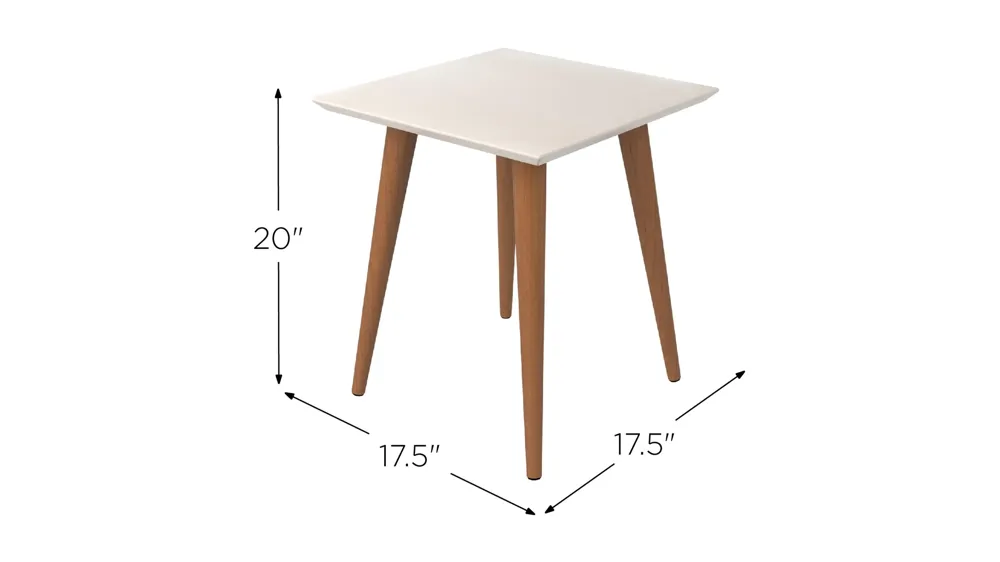 Utopia High Square End Table Dimensions