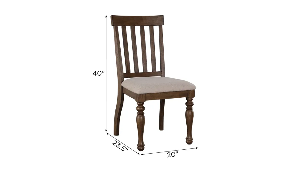 Joanna Side Chair - Set of 2 Dimensions
