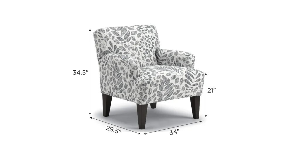 Kelsie Accent Chair Dimensions