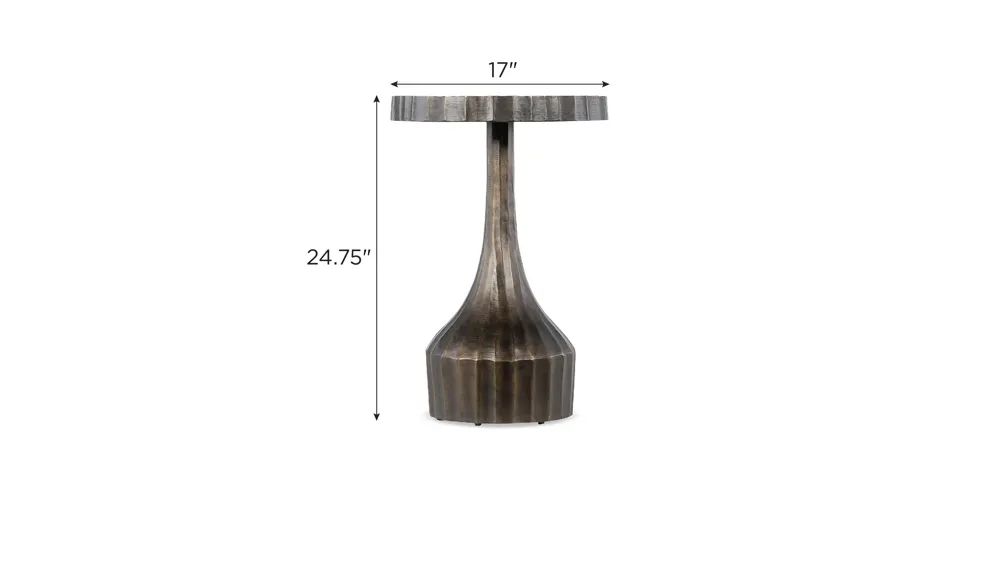 Commerce and Market Accent Table Dimensions