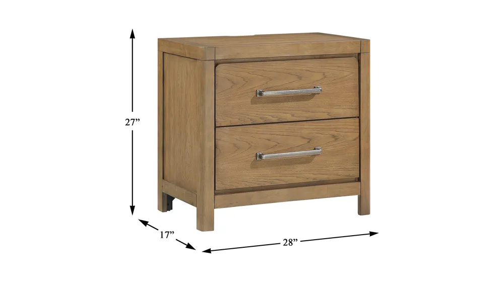 Paola Nightstand Dimensions