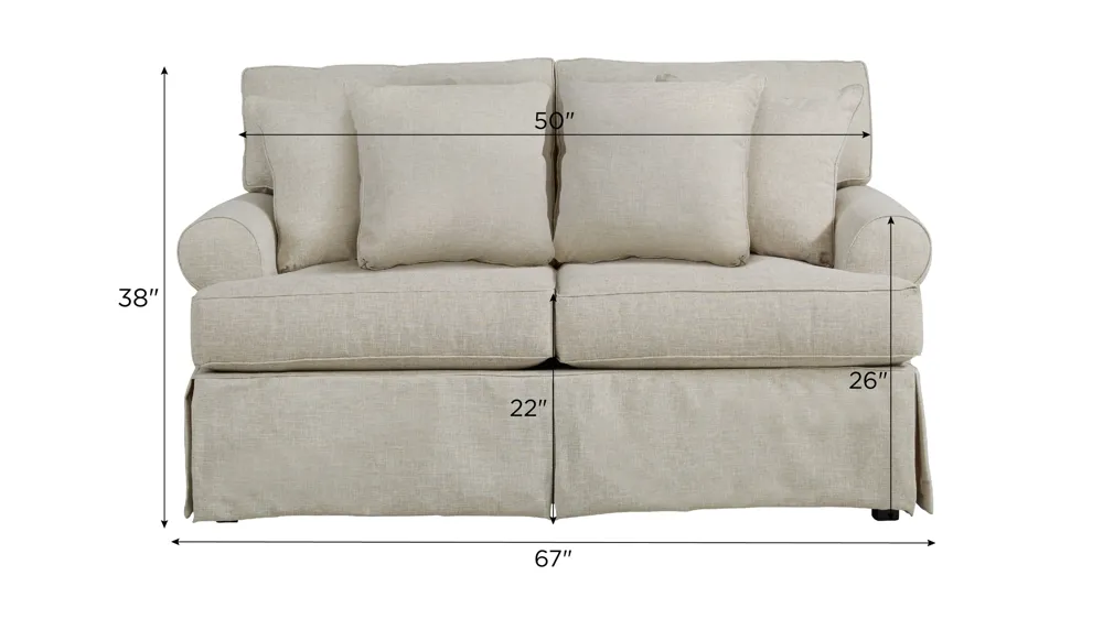 Lakeside Loveseat Dimensions