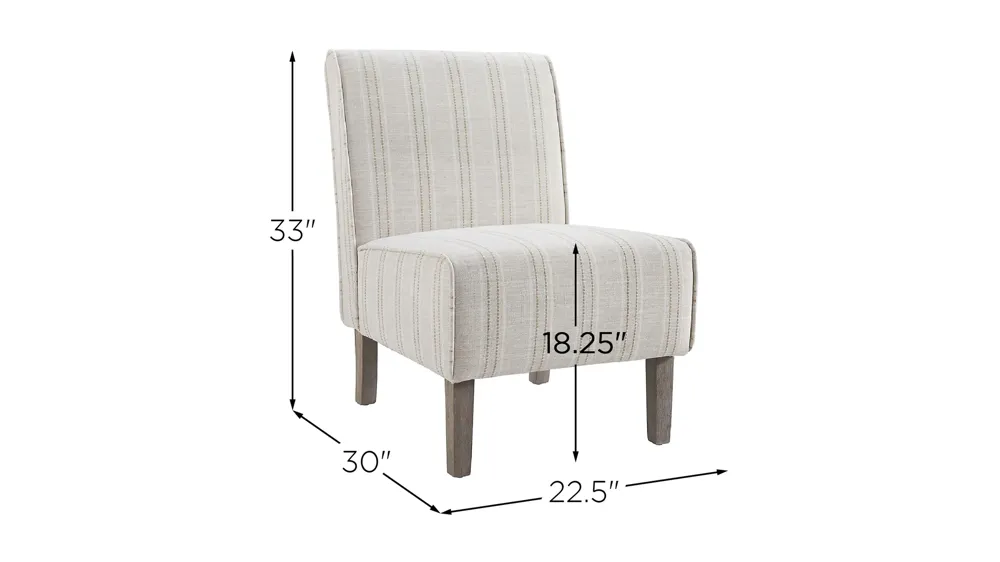 Lily Slipper Chair Dimensions